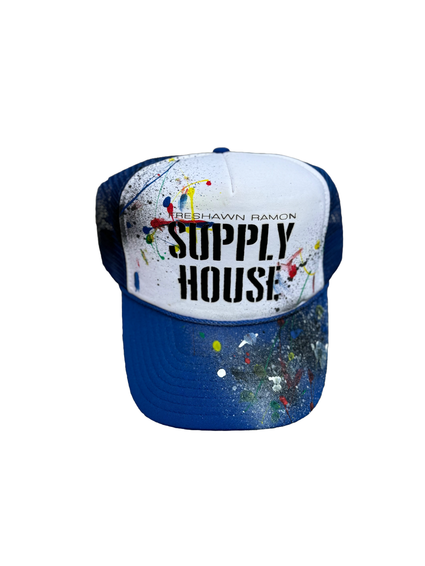 FRSH HARD WORKING SPLATTER TRUCKER HATS